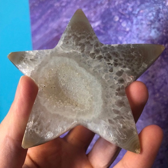 Agate Star Crystal - Picture 2 of 5